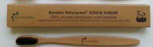 100% přírodní bambusový zubní kartáček  