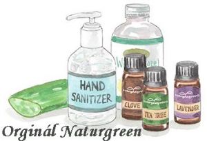 Balíček k výrobě domácí desinfekce Naturgreen 