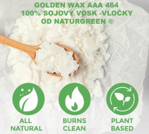 100% přírodní Sójový vosk na výrobu svíček Golden Wax AAA 464