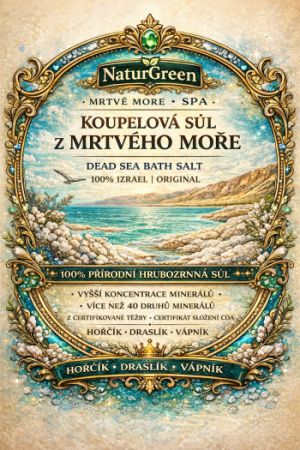 Koupelová sůl z Mrtvého moře 100% Izrael