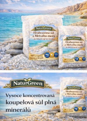  Koupelová sůl z Mrtvého moře 100% Izrael