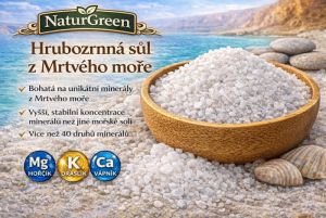 Aroma koupelová sůl s Mrtvého moře Made in Izrael 