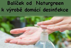 Balíček k výrobě domácí desinfekce Naturgreen 