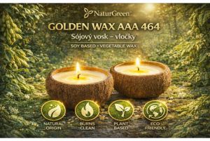Sójový vosk na výrobu svíček Golden Wax AAA 464
