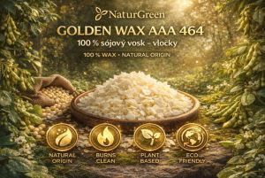 100%  Sójový vosk na výrobu svíček Golden Wax AAA 464