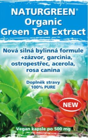 Organic Green Tea (Green Tea vegan kapsle 120ks )